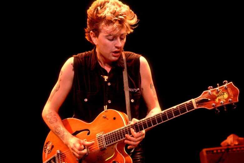 Brian Setzer mit seiner Gretsch G6120T-BSSMK 59