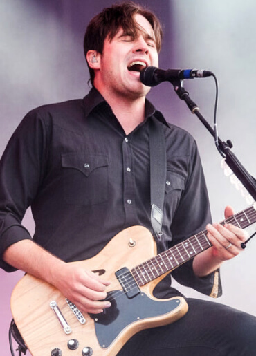 Jim Adkins mit seiner Fender JA-90 Telecaster