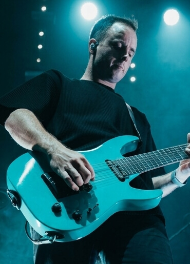 Josh Smith mit seiner Jackson Pro Series Signature Soloist SL7