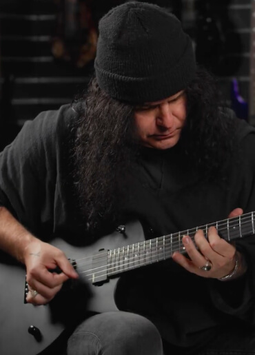 Mille Petrozza mit seiner ESP LTD MK-EC-FR