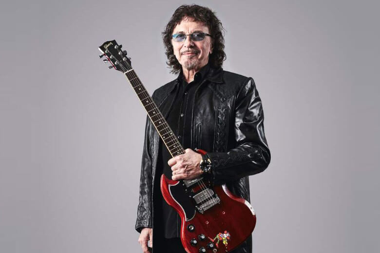 Tony Iommi mit Gibson SG Standard Tony Iommi mit seiner ESP